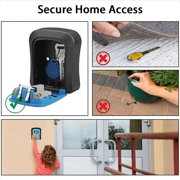 HG2 Arc Wall Mounted Password Key Box(Black)