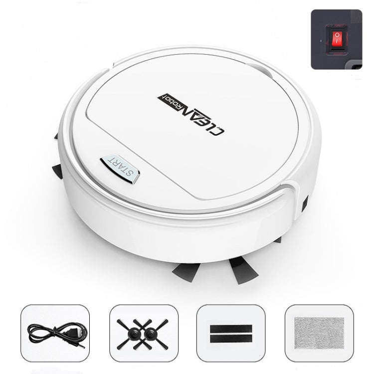 Household Intelligent Automatic Sweeping Robot, Specification:Upgrade Four Motors(White)