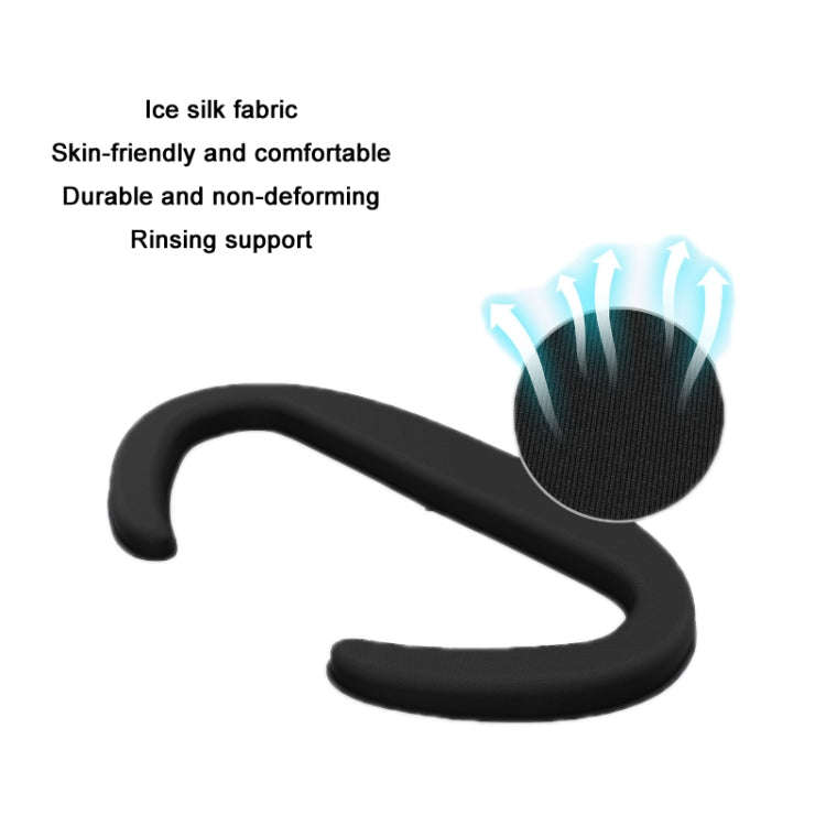 For PICO 4 Sponge Leather Magnetic Blackout Sweat Face Cover