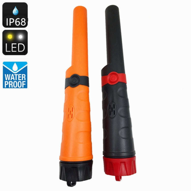 MD970 Waterproof High Sensitivity Metal Positioning Rod Adjustable Sensitivity Metal Detector(Black)