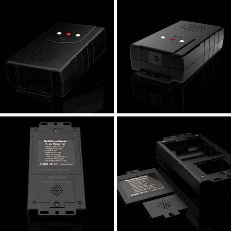 Ultrasonic Car Repeller Car Engine Compartment Electronic Repeller Micro-Light Wave Insect Repell...
