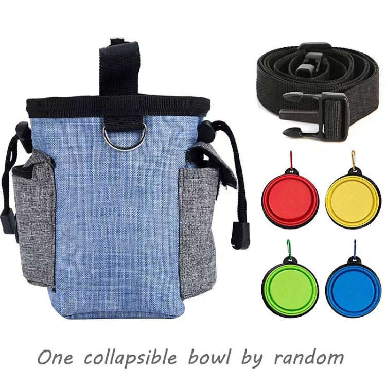 Dog Training Bag Outing Food Snacks Garbage Bag Dog Outing Training Waist Bag Pet Training Bag, S...