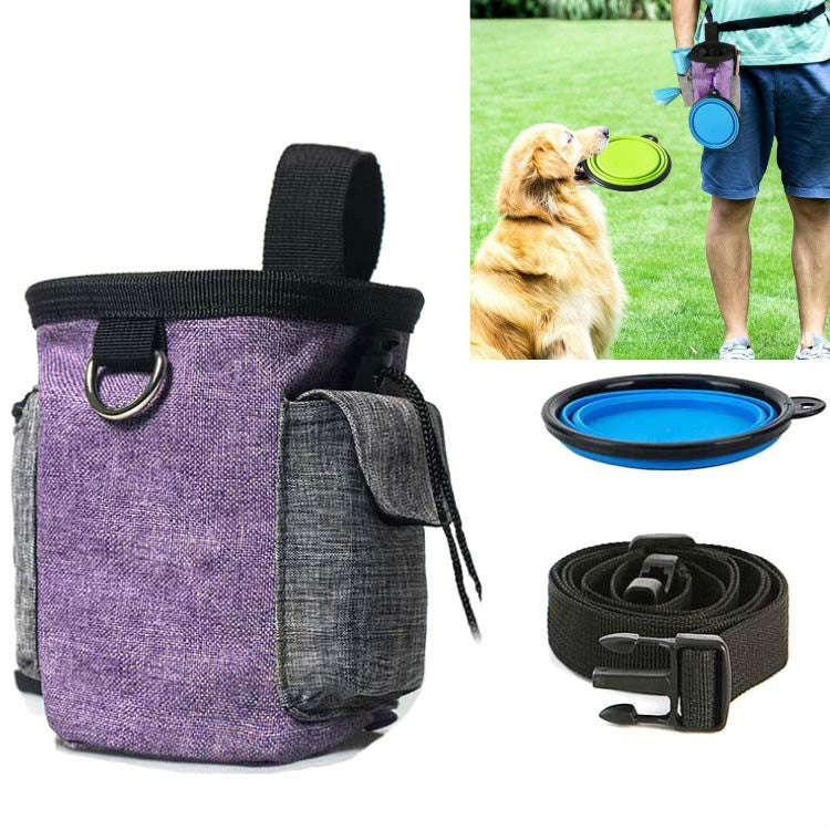 Pet Training Waist Bag With Belt Portable Outing Training Pet Snack Bag, Specification: Waist Bag...