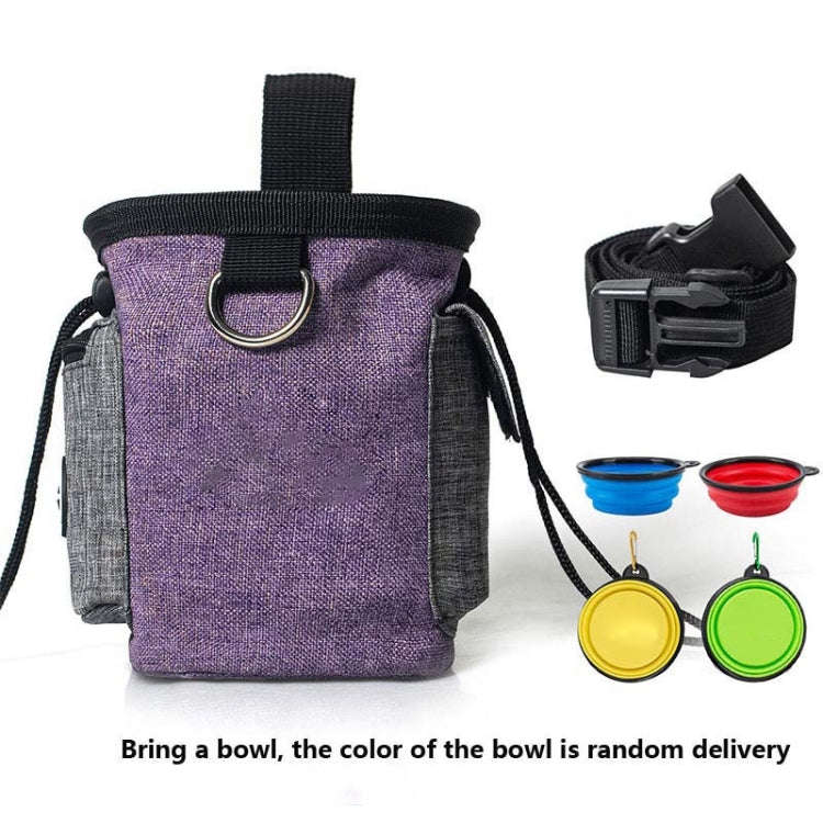 Pet Training Waist Bag With Belt Portable Outing Training Pet Snack Bag, Specification: Waist Bag...