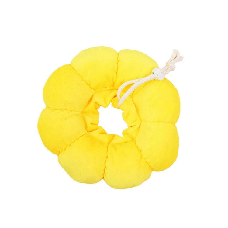 Pet Supplies Cat Headgear Cat Toy Anti-Bite Ring, Specification: XS(Golden Yellow)