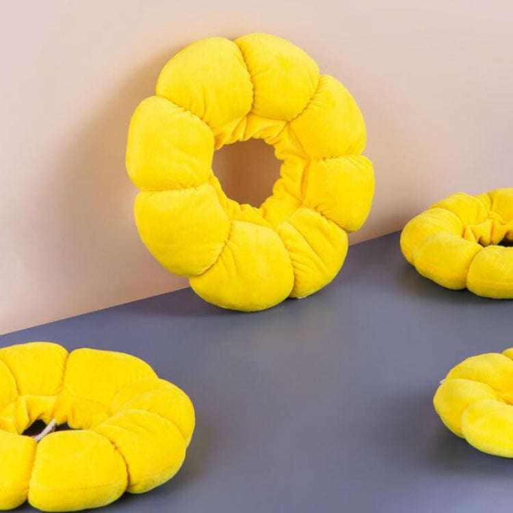 Pet Supplies Cat Headgear Cat Toy Anti-Bite Ring, Specification: XS(Golden Yellow)