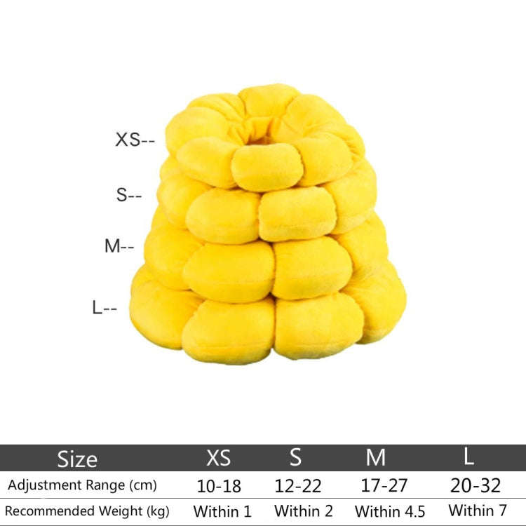 Pet Supplies Cat Headgear Cat Toy Anti-Bite Ring, Specification: S(Golden Yellow)