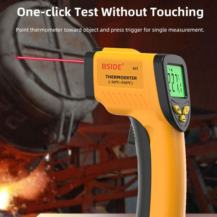 BSIDE H1 550 Degree Celsius Infrared Thermometer Handheld Non-Contact Thermometer
