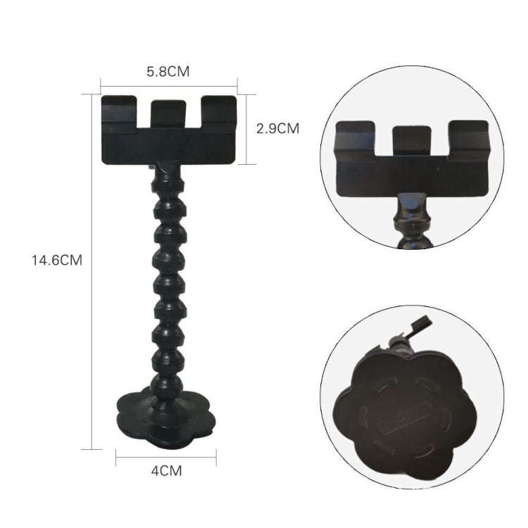 Pet Camera Artifact Dog Cat Looking At Camera Phone Clip(Black)