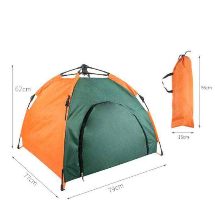 Outdoor Pet Tent Automatic Collapsible Cat House Kennel Rainproof And Sunscreen Portable Pet Kenn...