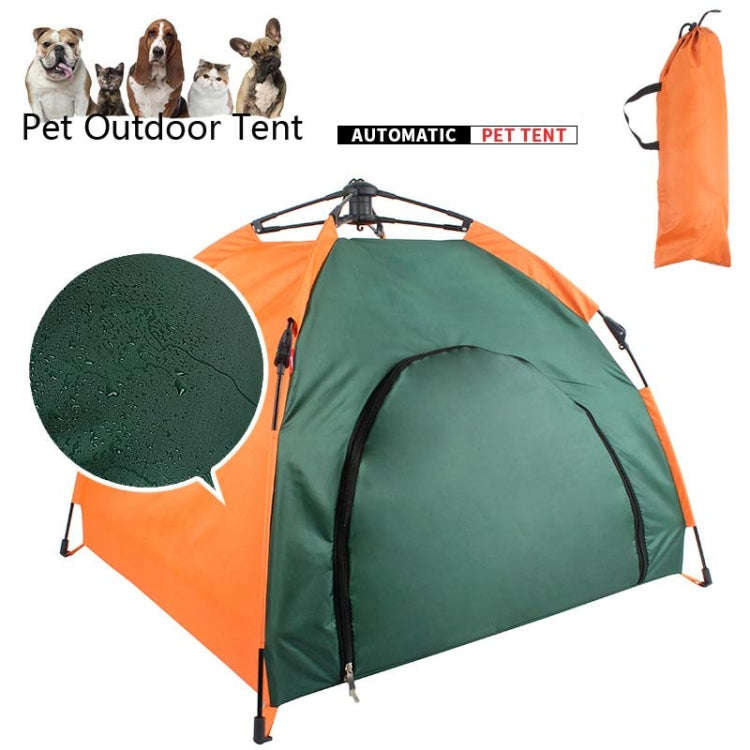 Outdoor Pet Tent Automatic Collapsible Cat House Kennel Rainproof And Sunscreen Portable Pet Kenn...