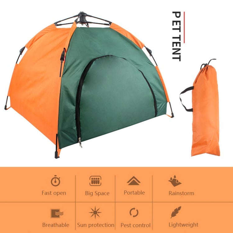 Outdoor Pet Tent Automatic Collapsible Cat House Kennel Rainproof And Sunscreen Portable Pet Kenn...