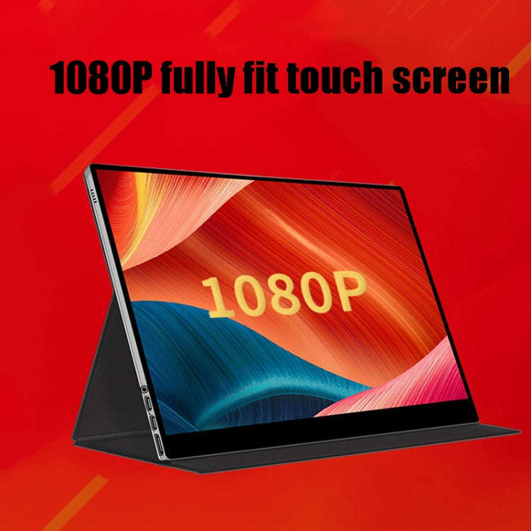 15.6 Inch Portable 1080P Display, Style:Touch Version