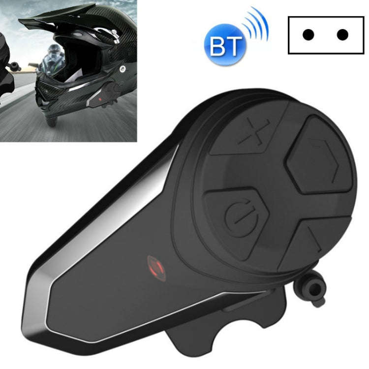 BT-S3 Motorcycle Helmet Bluetooth Headset Motorcycle Intercom Bluetooth Headset, Specification:Wi...