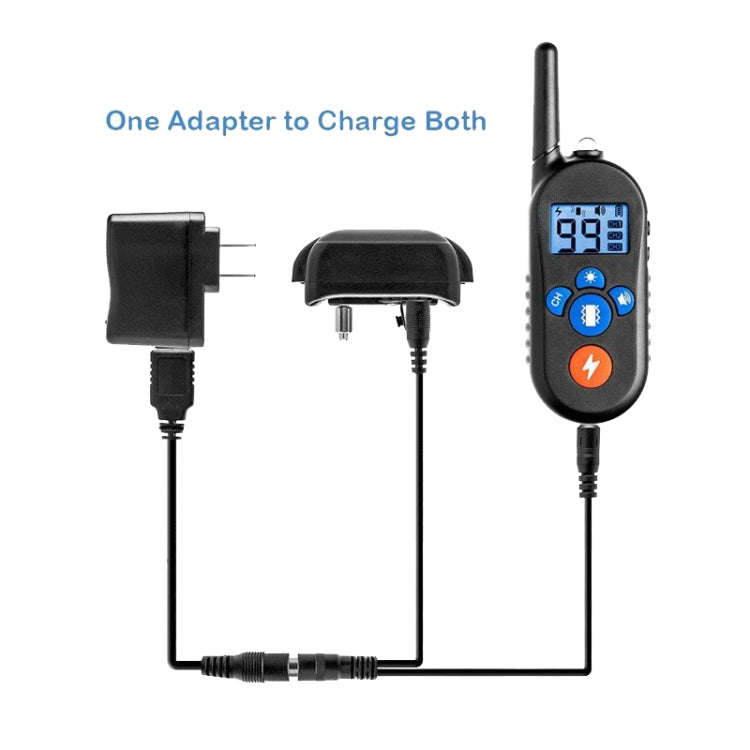 800m Remote Control Electric Shock Bark Stopper Vibration Warning Pet Supplies Electronic Waterpr...