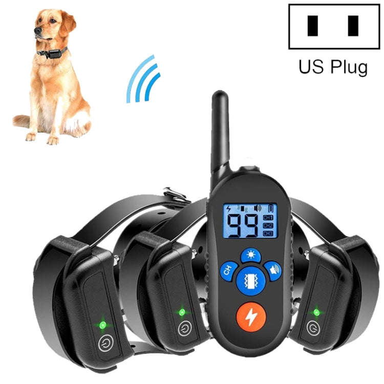 800m Remote Control Electric Shock Bark Stopper Vibration Warning Pet Supplies Electronic Waterpr...