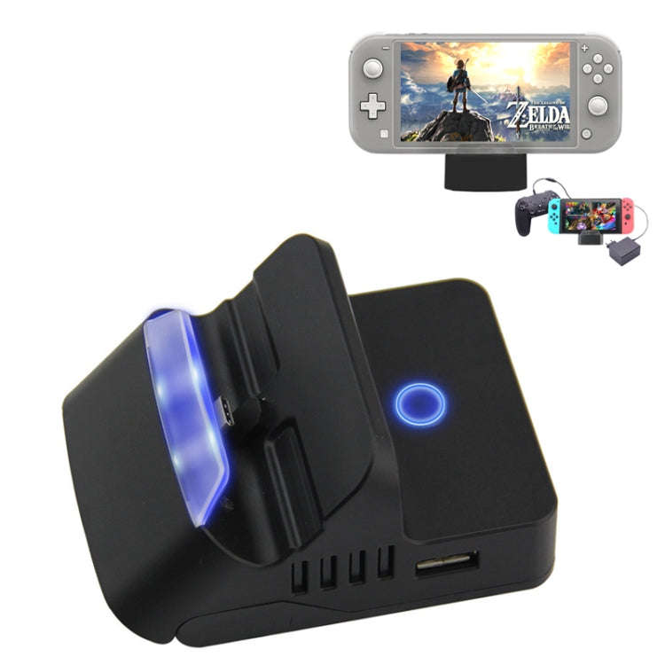 Video Projection Converter Cooling Portable Charging Base For Switch, Color of the product: Bluet...