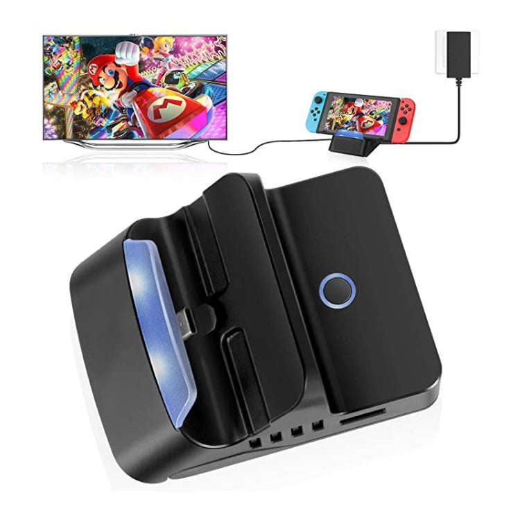 Video Projection Converter Cooling Portable Charging Base For Switch, Color of the product: Bluet...