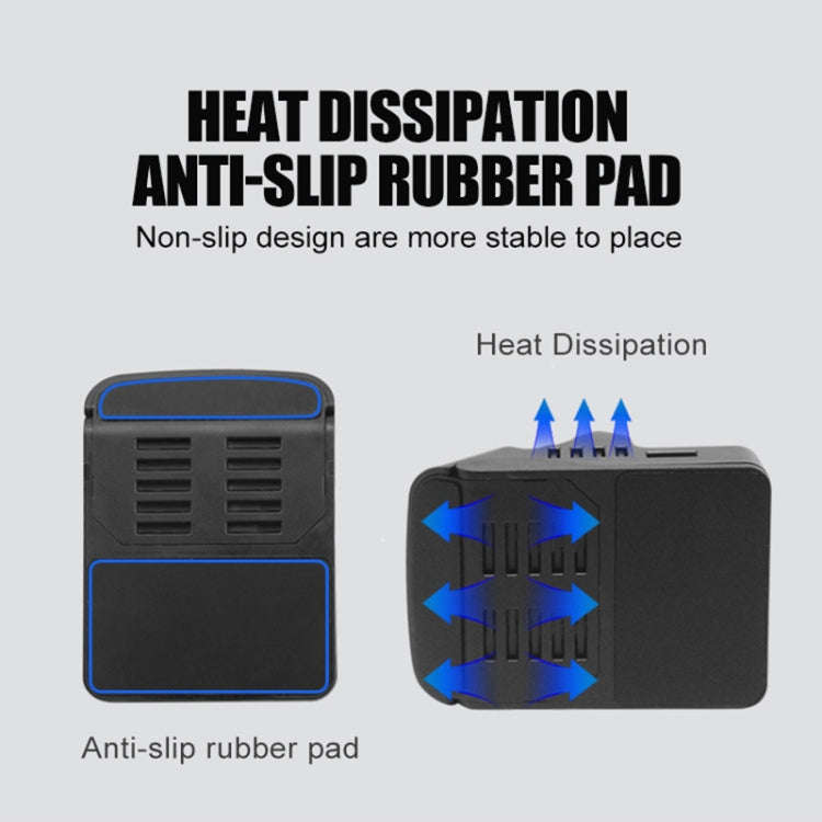Video Projection Converter Cooling Portable Charging Base For Switch, Color of the product: Bluet...