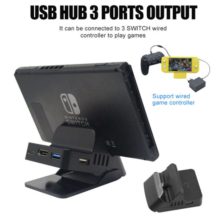 Video Projection Converter Cooling Portable Charging Base For Switch, Color of the product: Bluet...