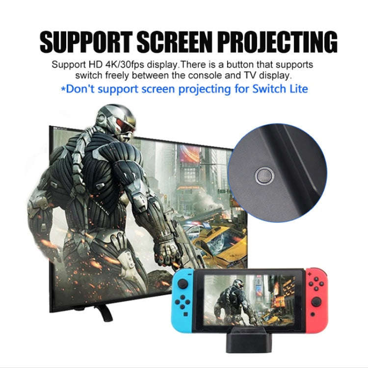 Video Projection Converter Cooling Portable Charging Base For Switch, Color of the product: Bluet...