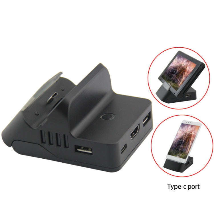 Video Projection Converter Cooling Portable Charging Base For Switch, Color of the product: Keybo...