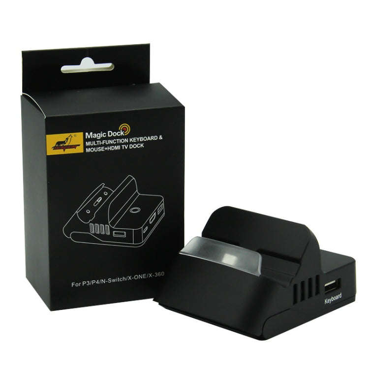 Video Projection Converter Cooling Portable Charging Base For Switch, Color of the product: Keybo...