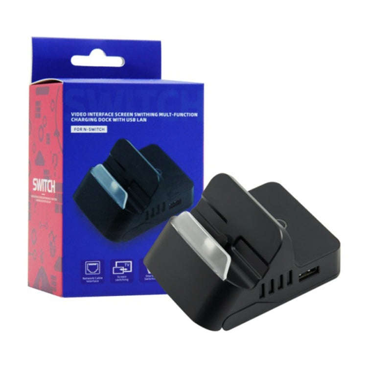 Video Projection Converter Cooling Portable Charging Base For Switch, Color of the product: Netwo...