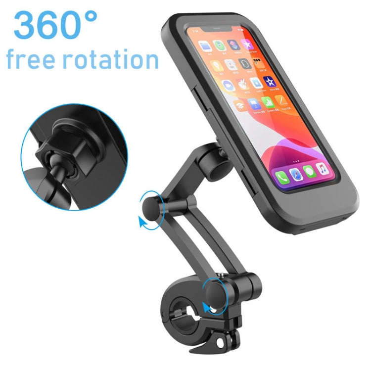Motorcycle Rearview Mirror Mobile Phone Bracket Locomotive Mobile Phone Bracket Bicycle Handle Wa...