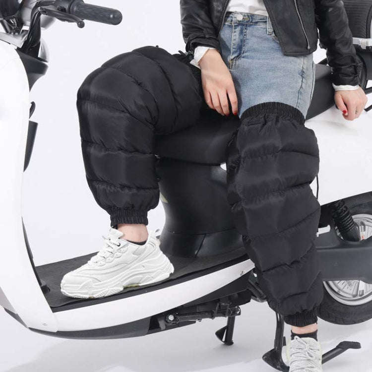 Electric Bicycle Winter Motorcycle Windshield Waterproof Warm Leg Cover Plus Velvet Padded Knee P...