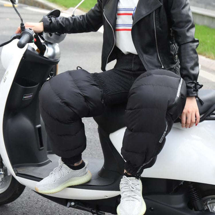 Electric Bicycle Winter Motorcycle Windshield Waterproof Warm Leg Cover Plus Velvet Padded Knee P...