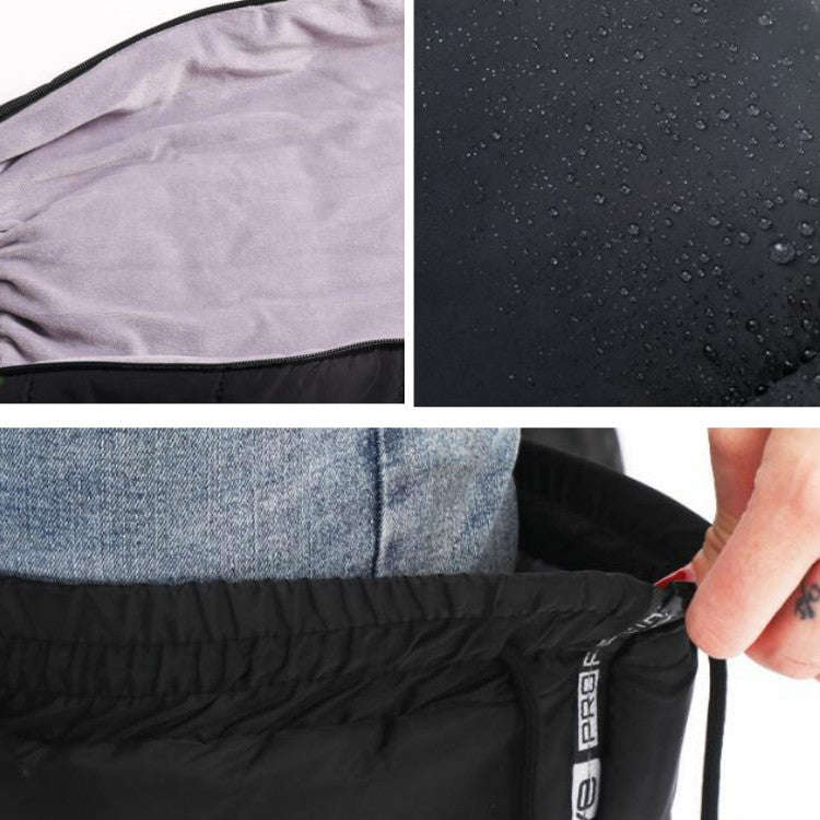 Electric Bicycle Winter Motorcycle Windshield Waterproof Warm Leg Cover Plus Velvet Padded Knee P...