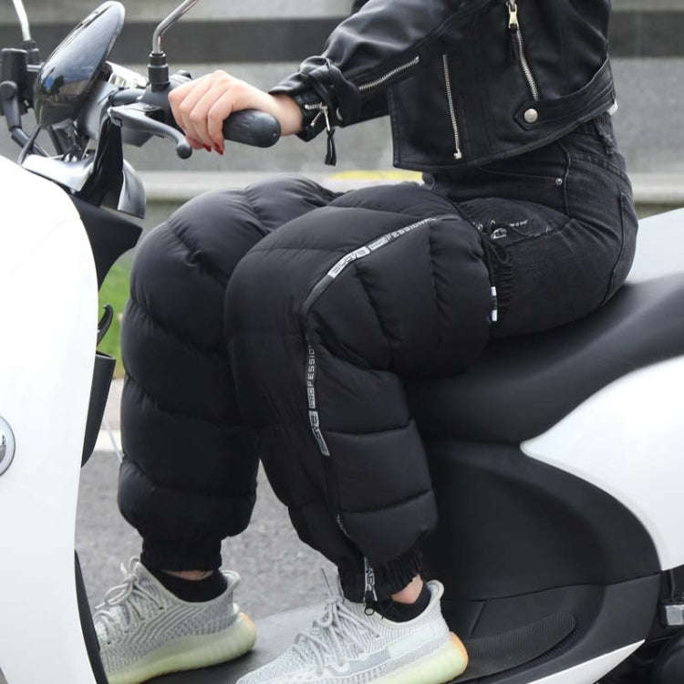 Electric Bicycle Winter Motorcycle Windshield Waterproof Warm Leg Cover Plus Velvet Padded Knee P...