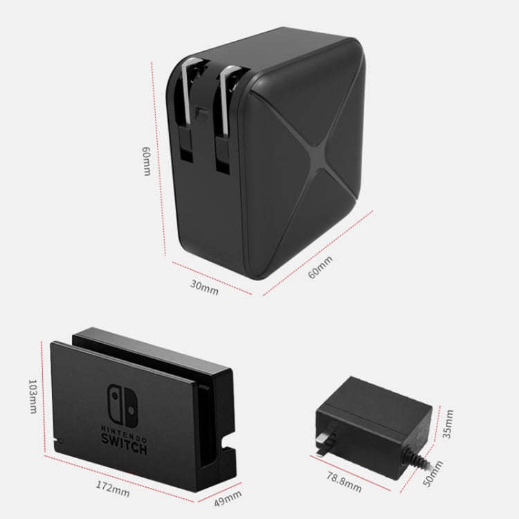 Multi-Function Projection And Charging AC Adapter Base Support Android/PC/Lite For Switch, Specif...