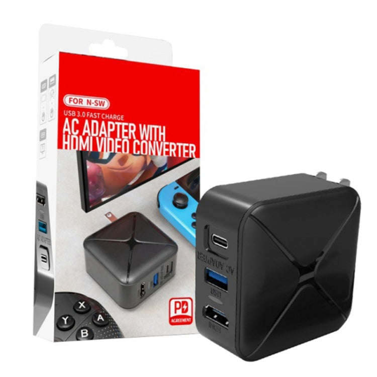 Multi-Function Projection And Charging AC Adapter Base Support Android/PC/Lite For Switch, Specif...
