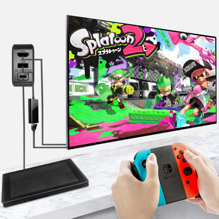 Multi-Function Projection And Charging AC Adapter Base Support Android/PC/Lite For Switch, Specif...