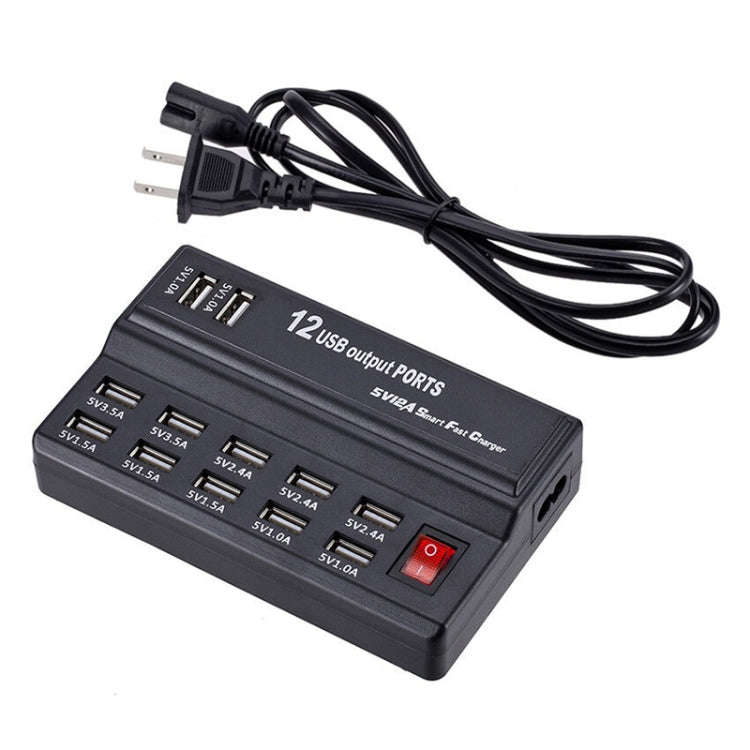 100-240V USB Interface Smart Fast Charge Digital Electronic Charger Multifunctional Charger, US P...