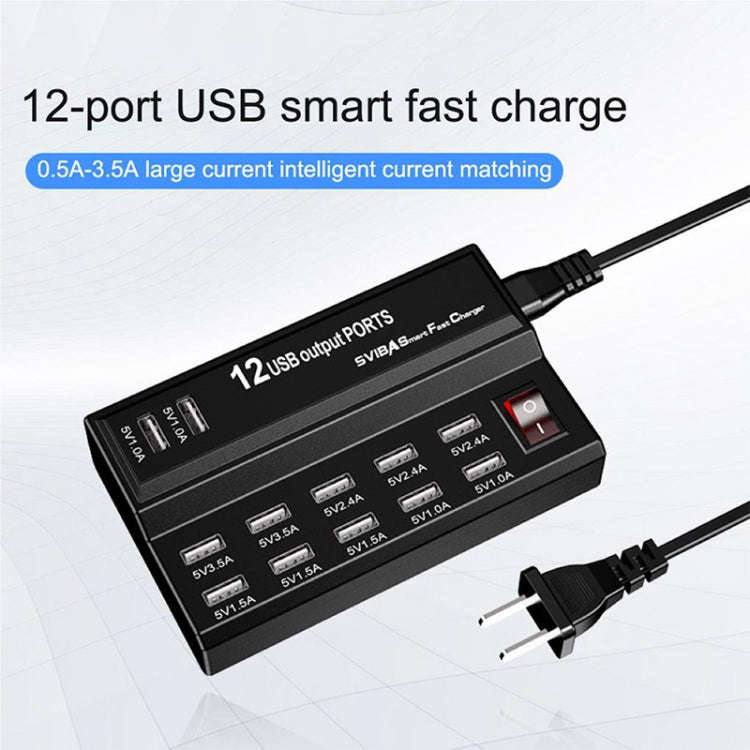 100-240V USB Interface Smart Fast Charge Digital Electronic Charger Multifunctional Charger, US P...