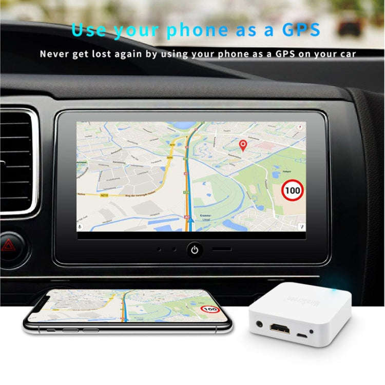 MiraScreen Car Multimedia Display Device Dongle Audio Video Miracast WiFi Mirror Box, Support And...