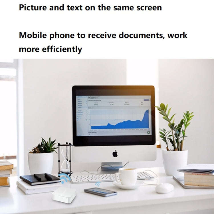 MiraScreen Car Multimedia Display Device Dongle Audio Video Miracast WiFi Mirror Box, Support And...