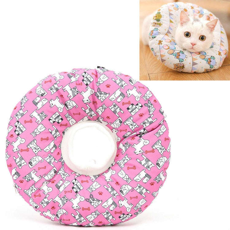 Cat Supplies Detachable Waterproof Anti-Bite Anti-Licking Collar Cat Circle Neck Headgear, Specif...