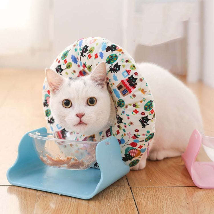 Cat Supplies Detachable Waterproof Anti-Bite Anti-Licking Collar Cat Circle Neck Headgear, Specif...