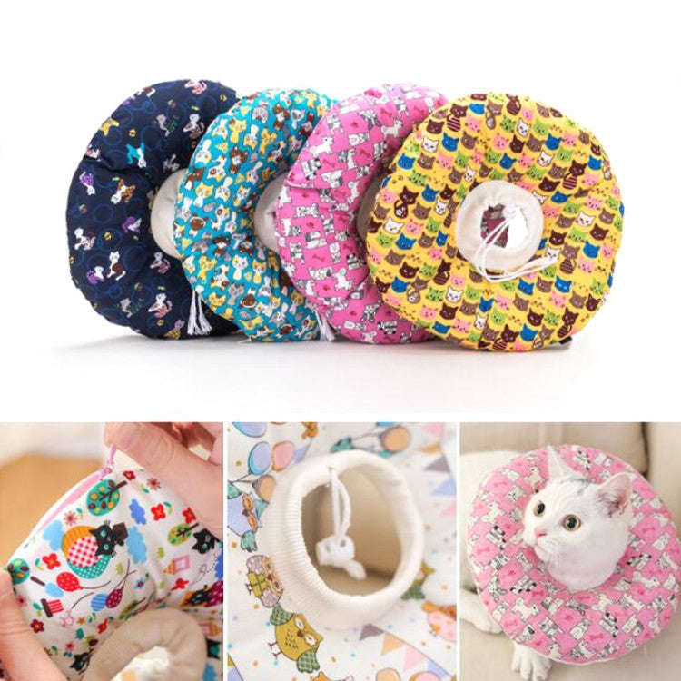 Cat Supplies Detachable Waterproof Anti-Bite Anti-Licking Collar Cat Circle Neck Headgear, Specif...