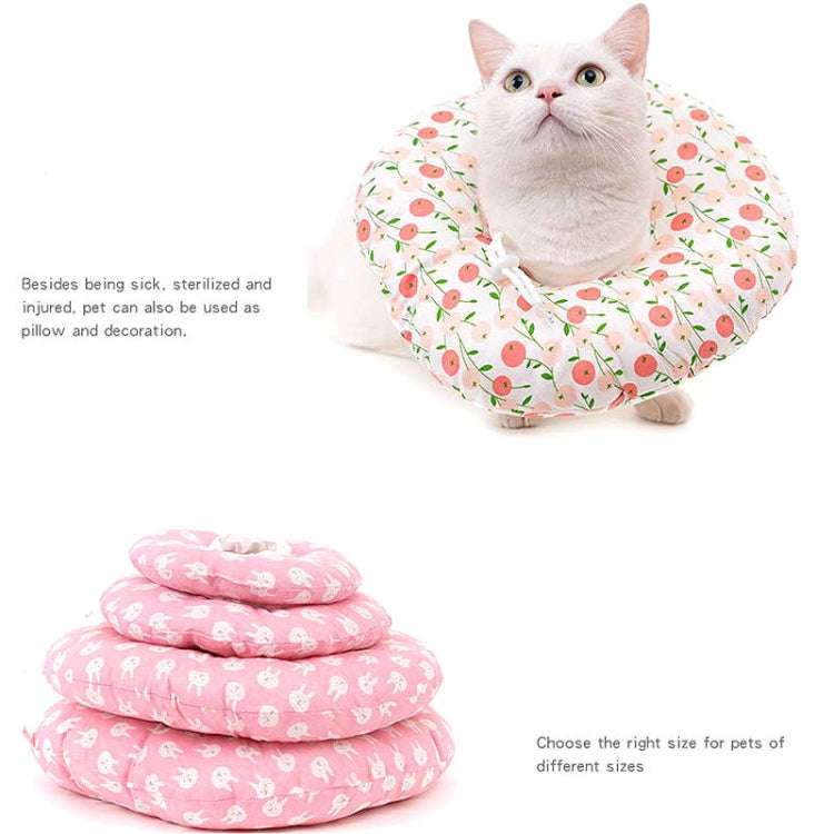Cat Anti-Lick And Anti-Bite Soft Ring Dog Collar Pet Supplies, Size:XS(Green Pear)