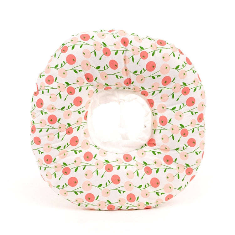 Cat Anti-Lick And Anti-Bite Soft Ring Dog Collar Pet Supplies, Size:L(Small Cherry)