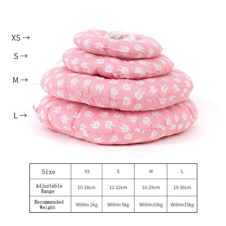 Cat Anti-Lick And Anti-Bite Soft Ring Dog Collar Pet Supplies, Size:L(Small Cherry)