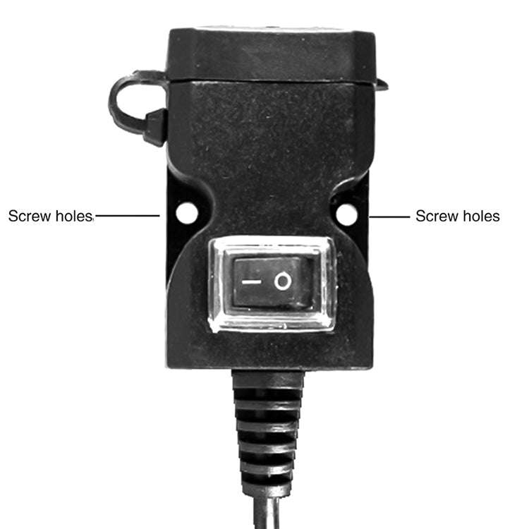 Dual USB Port 12V Waterproof Motorbike Motorcycle Handlebar Charger 5V 1A/2.1A Adapter Power Supp...