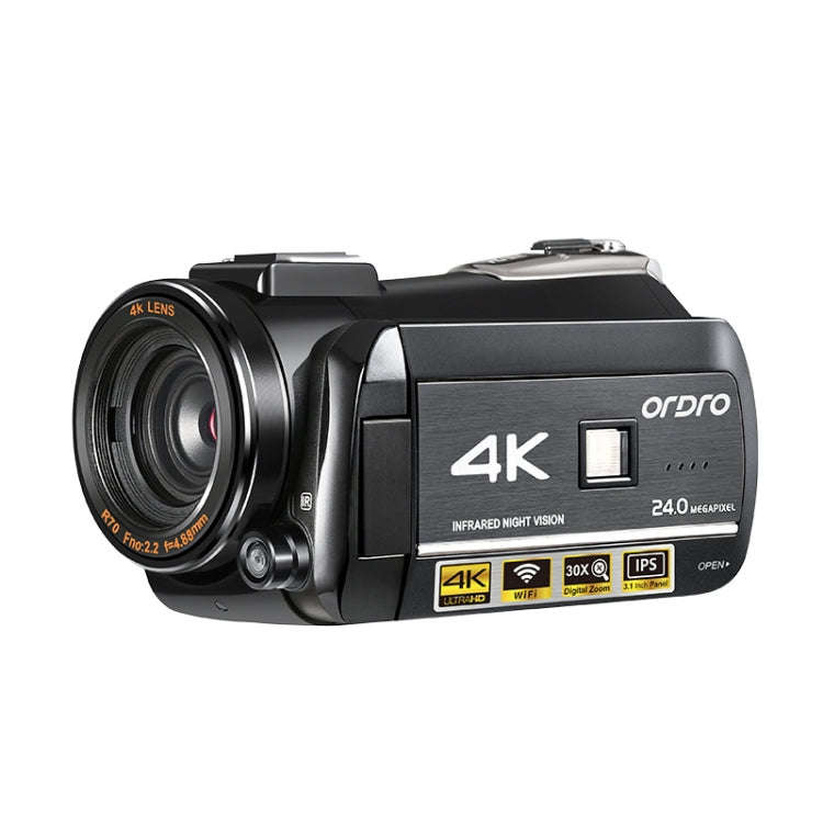 ORDRO AC3 3.1 inch IPS Screen 4K Full HD 13MP Night Vision WiFi Live Camcorder DV Digital Camera,...
