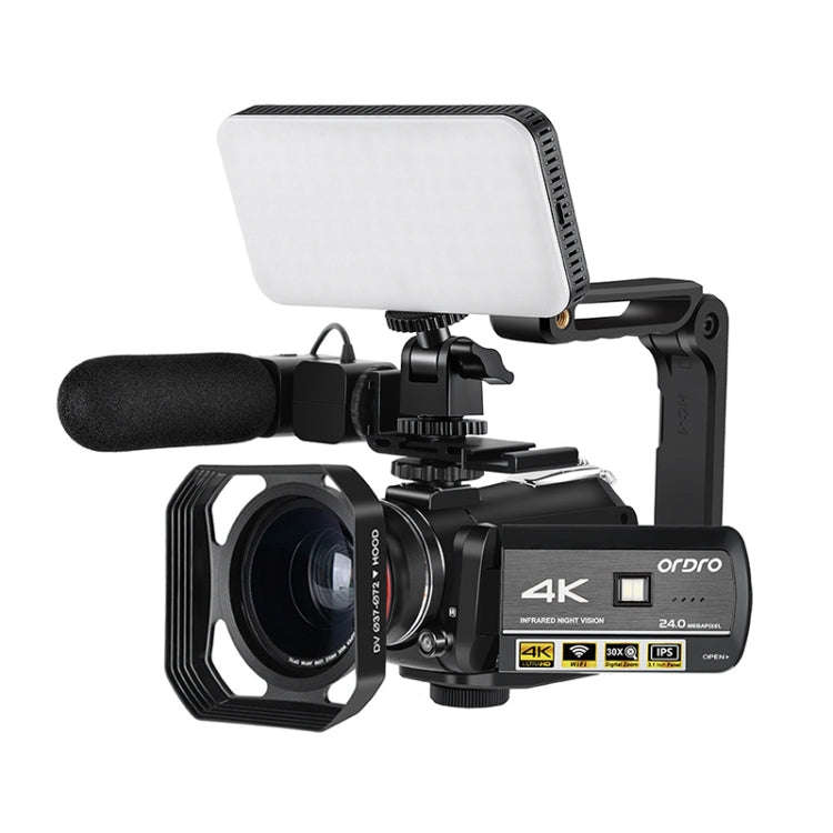 ORDRO AC3 3.1 inch IPS Screen 4K Full HD 13MP Night Vision WiFi Live Camcorder DV Digital Camera,...