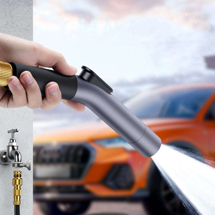 High Pressure Car Wash Water Gun Car Home Dual-Use Tap Water Brushing Car Washing Booster Nozzle ...